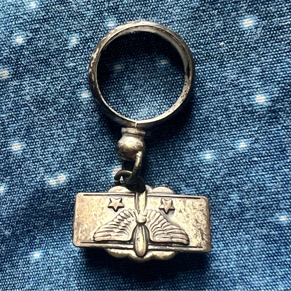 VINTAGE Sterling Craft Silver WWII US Air Force Pin Brooch